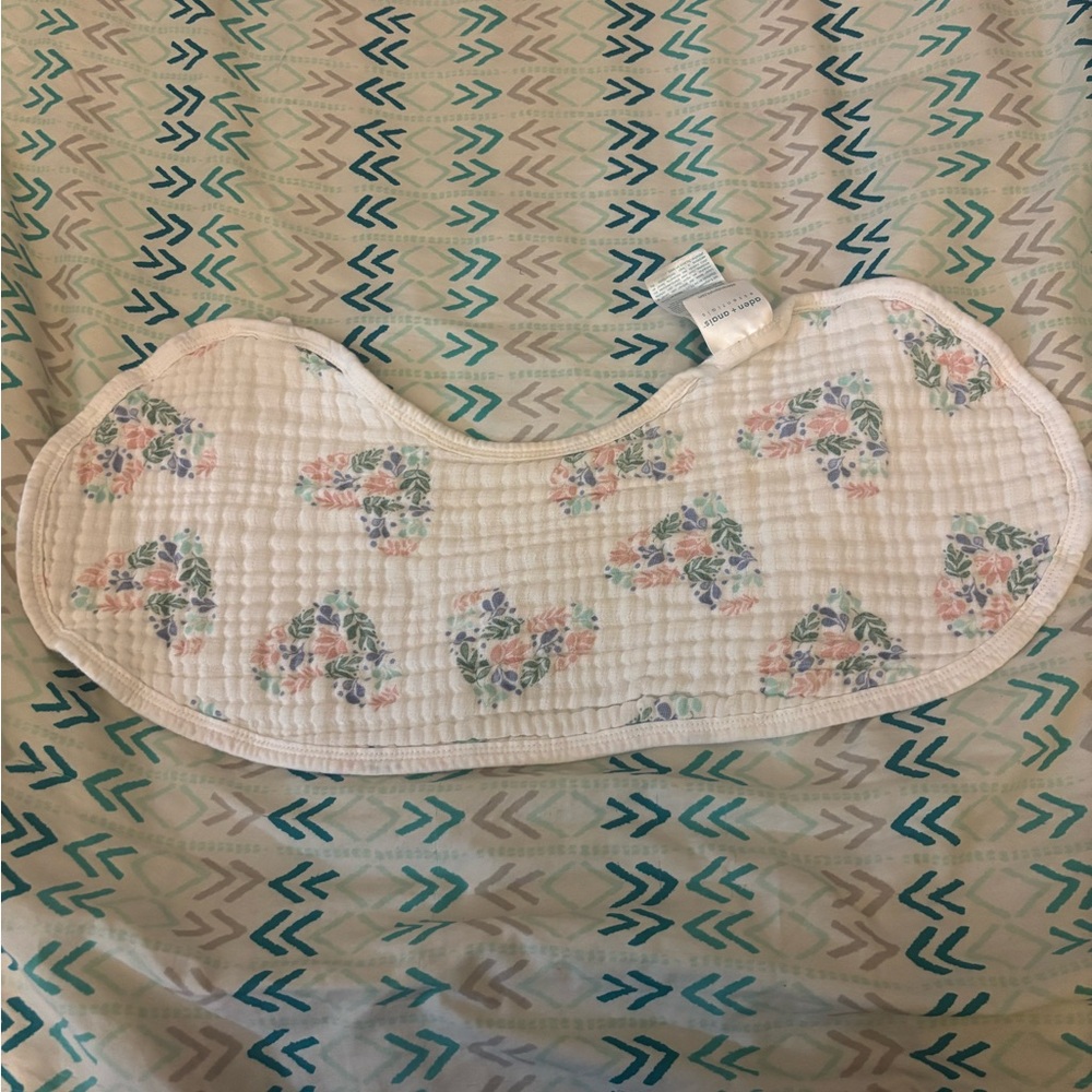 Floral Baby Burp Cloth